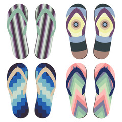 Set of Beach Slippers