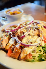Fresh Grilled Chicken Salad, Chicken Caesar Salad