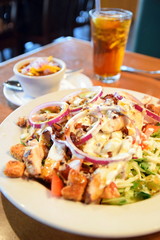 Fresh Grilled Chicken Salad, Chicken Caesar Salad