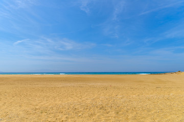 One of the most beautiful beaches in the world in Naxos island,