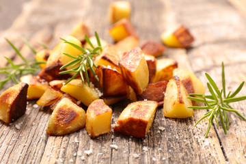 roasted potatoes and rosemary