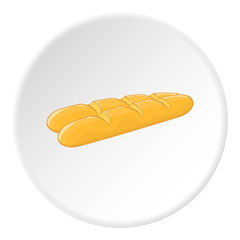 Batons icon in cartoon style isolated on white circle background. Food symbol vector illustration