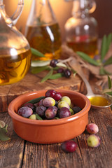olive and olive oil