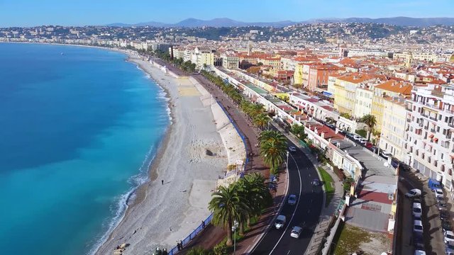 Nice, Promenade des Anglais Timelapse