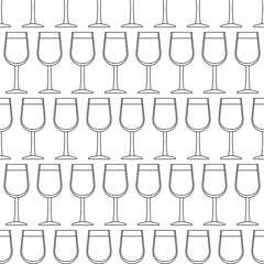 Contour glass pattern