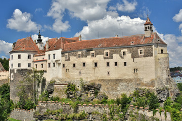 Fototapeta na wymiar Castle Raabs, Lower Austria, in summer.