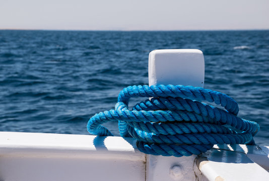 Tau auf einem Segelschiff