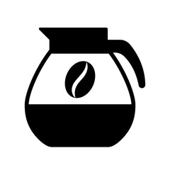 coffee pot black simple icon