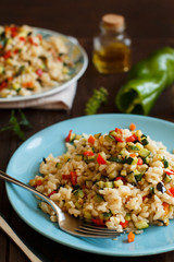 Risotto with vegetables