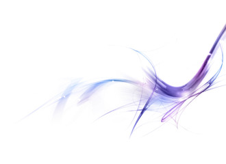 Abstrait bleu violet violet vague brillante