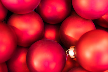 Red balls for christmas tree.