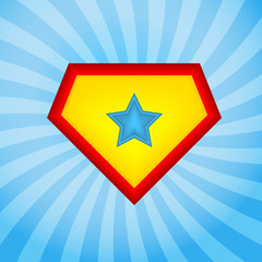 Superhero logo background.