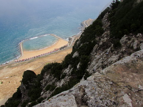 Baia a Gibilterra - dall'alto verso il basso