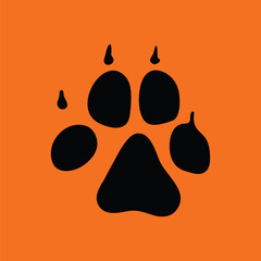 Dog trail icon
