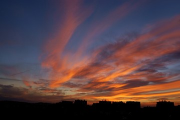 wonderful phenomenon as sunset