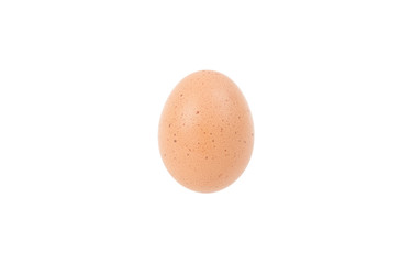 an egg isolated on white
