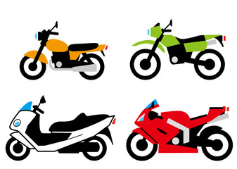 Naklejka premium Motocykl / motocykl