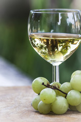 Italian white whine with grapefruit
