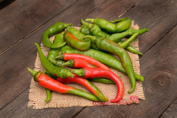 organic raw sweet peppers