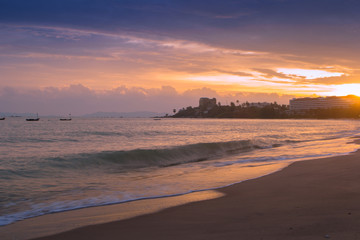 Sea at sunset