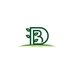 DB Farm Logo Simple Modern Vector Icon