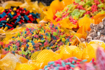 Assorted colorful candies