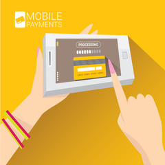 Flsmartphone processing of mobile payments