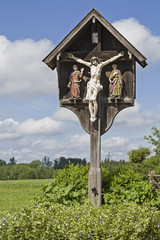 Wegkreuz in Oberbayern