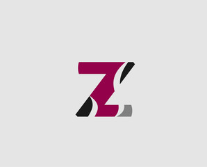Letter z logo icon design template elements. Vector color sign
