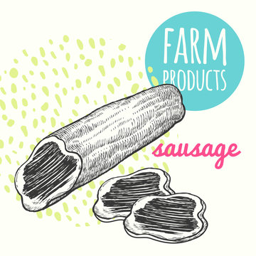 Farmer's sausage product.