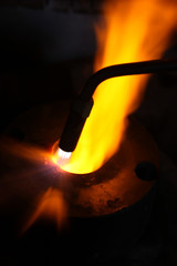 Hot steel  