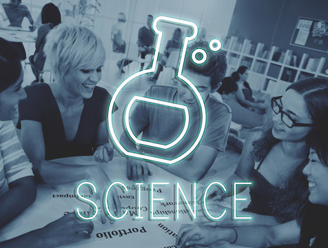 Flask Experiment Science Laboratory Learning Concept