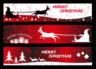 Merry Christmas Banners
