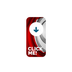Abstract rectangle button template