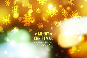 blurred christmas background