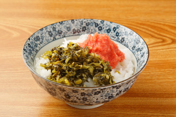 高菜明太子ご飯