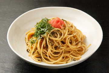 高菜と明太子のスパゲッティー