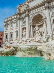 Obraz na płótnie Canvas Trevi Fountain in Rome, Italy.