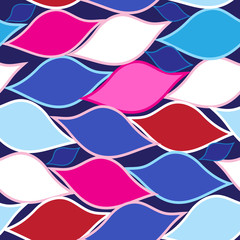 Seamless abstract graphic pattern
