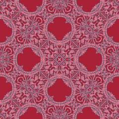 Seamless pattern in rococo style, victorian style, in renaissanc