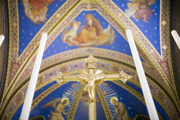 Crucifix of the high altar, Santa Maria Sopra Minerva Basilica, Rome