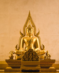 A golden statue of buddha