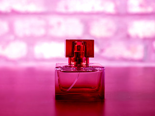   parfume in red color