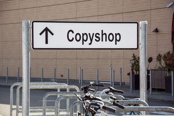 Obraz premium Schild 171 - Copyshop