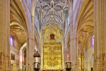 Santa Maria de la Asuncion church (15th century), town of Carmona, province of Seville, Andalusia, Spain - obrazy, fototapety, plakaty