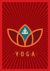Illustration of yoga/spa.