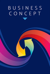 business arrows background