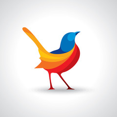 Logo design of bird