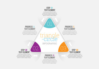 Triangle and Circle Infographic