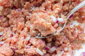 Minced meat for cutlets